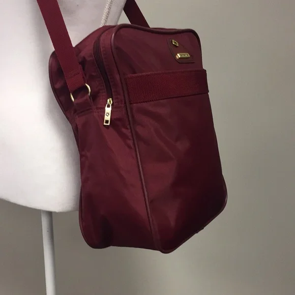 Vintage Samsonite "Port of Entry 1" 2 pc. Burgundy Luggage Set 1980's Ca… - Picture 8 of 16